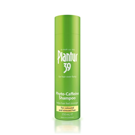 Plantur 39 Phyto-Caffeine Shampoo for Coloured & Stressed Hair - Adds Volume & Strength, 250ml