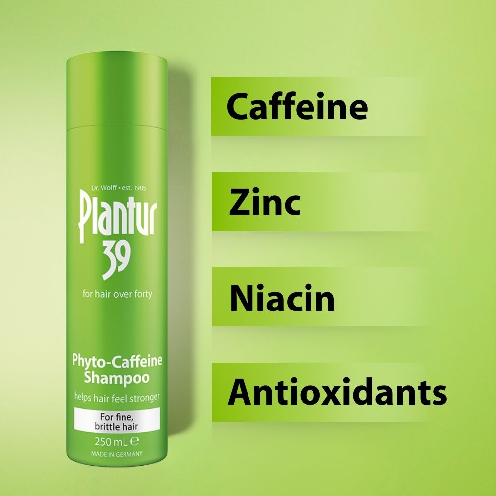 2x Plantur 39 Phyto-Caffeine Shampoo For Fine Brittle Hair Add Strength Volume