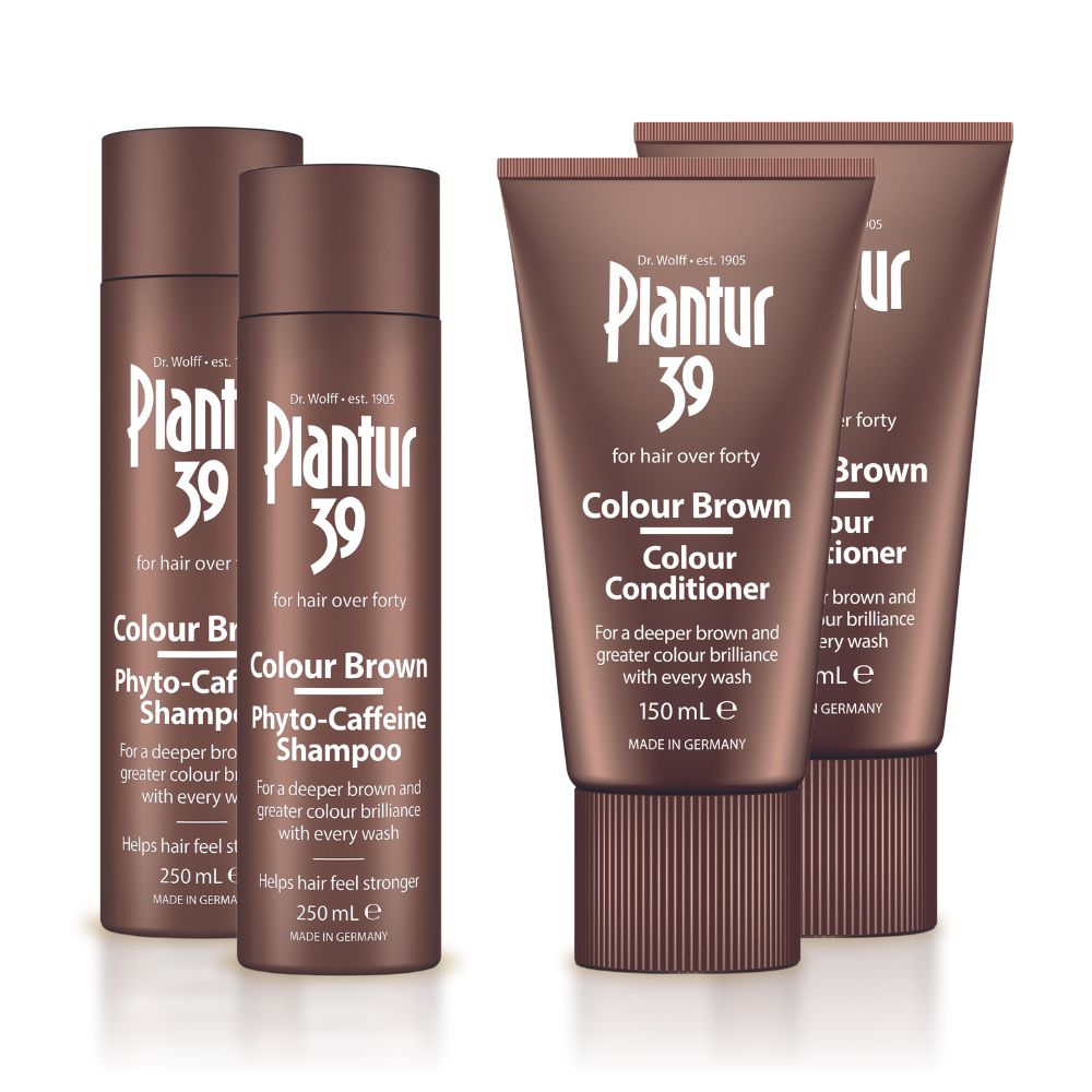 Plantur 39 Care-Free Package Shampoo + Conditioner Brown Bundle for a Breathtaking Shade of Brown