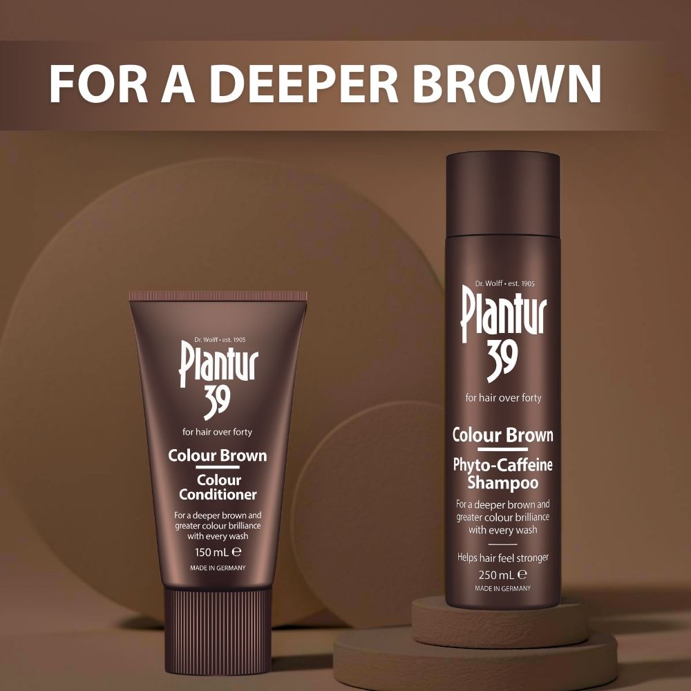 Plantur 39 Care-Free Package Shampoo + Conditioner Brown Bundle for a Breathtaking Shade of Brown