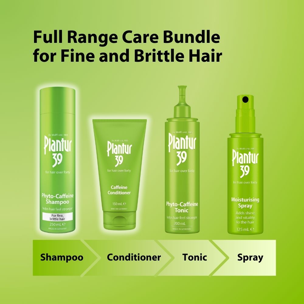 Plantur 39 Starter Pack - Shampoo + Conditioner Bundle For Fine and Brittle Hair