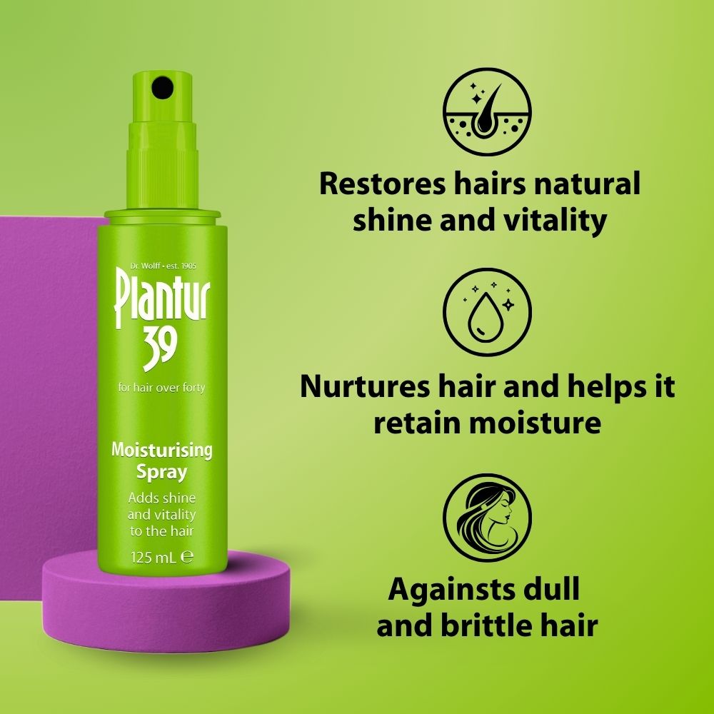 Plantur 39 Full Range Bundle for Coloured and Stressed Hair, Shampoo, Conditioner, Tonic and Moisturising spray - Adds Volume & Strength