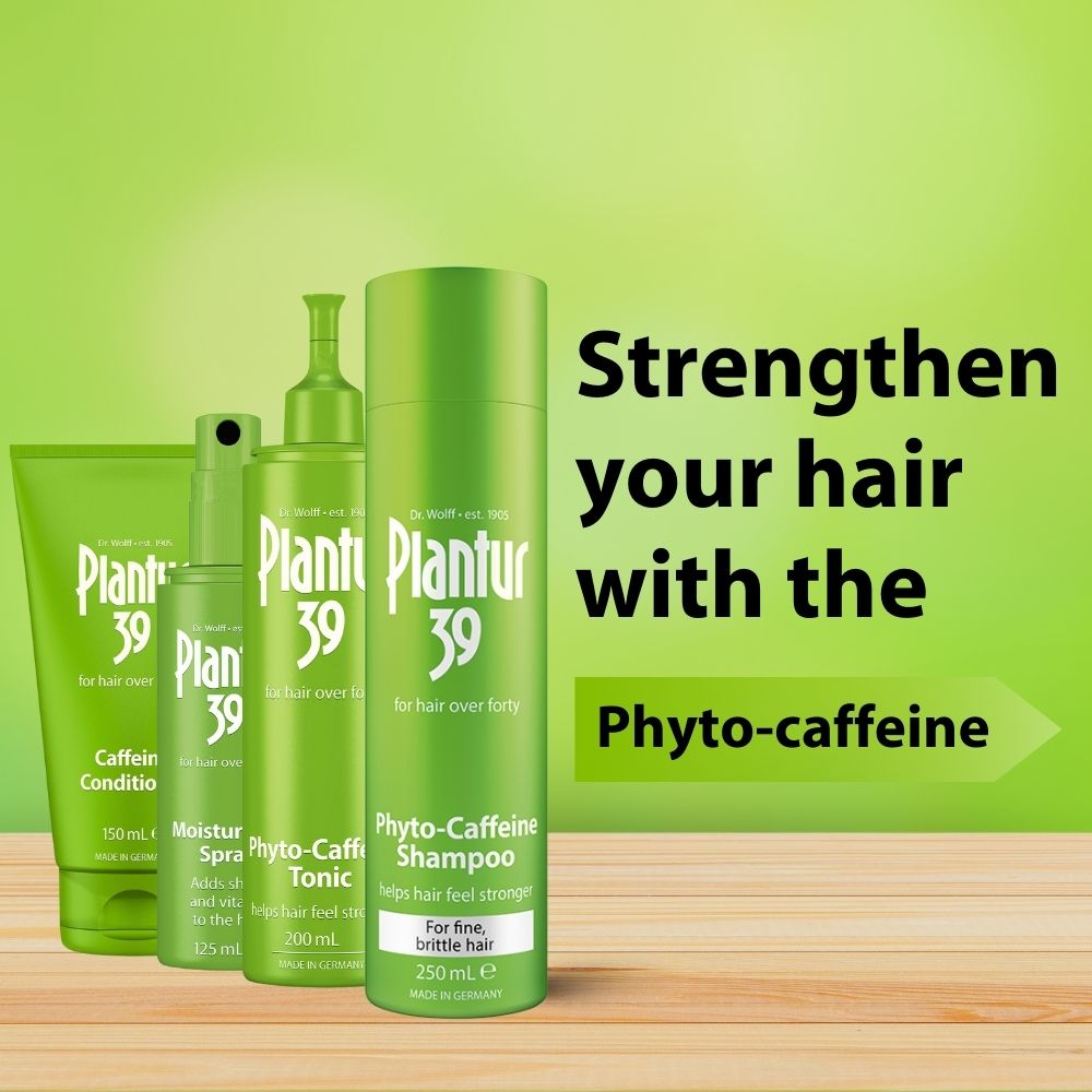 Plantur 39  Full Range Bundle for Fine Brittle Hair Shampoo, Conditioner, tonic and moisturising spray - Adds Volume & Strengthens Thin Hair