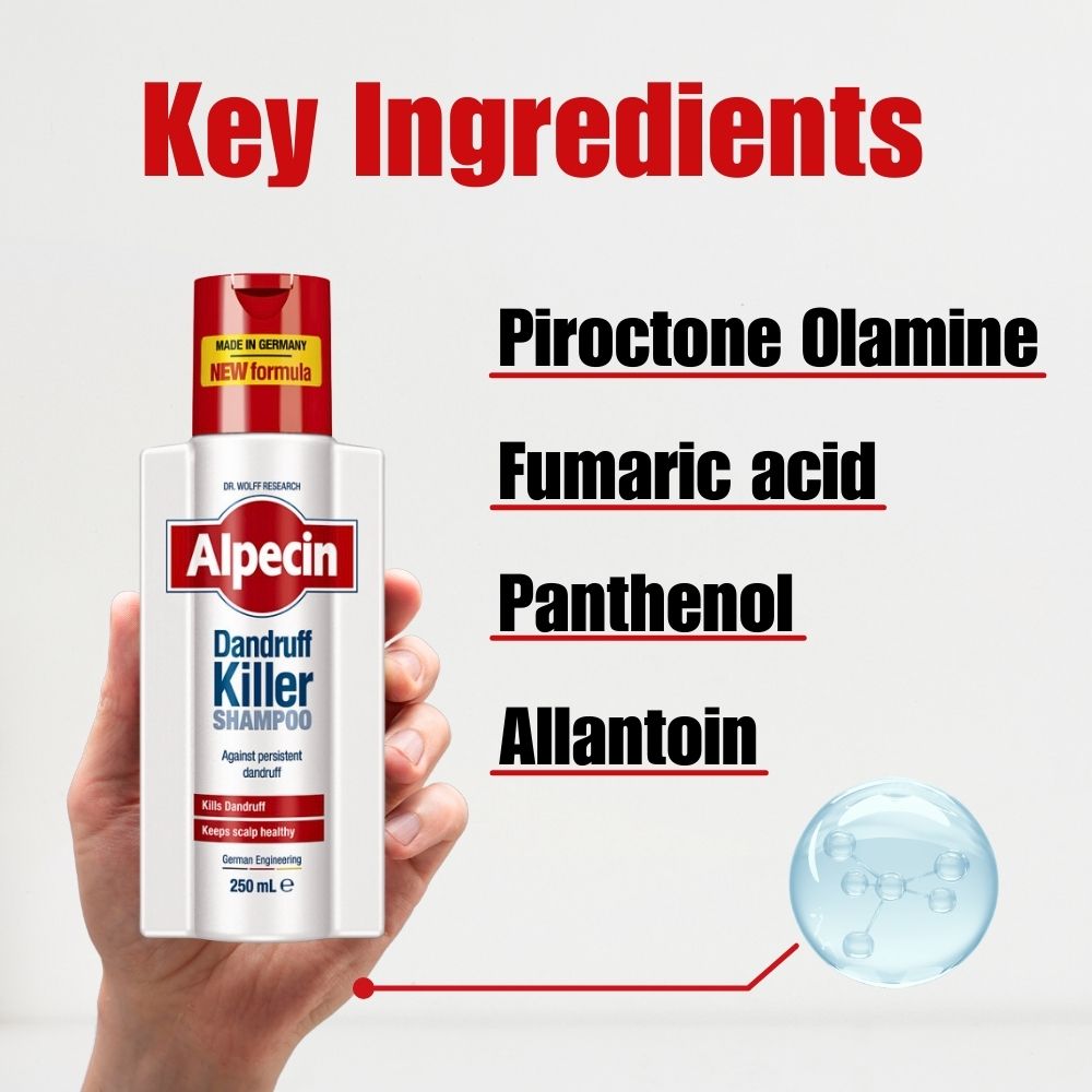 Alpecin Dandruff Killer - Effectively Removes and Prevents Dandruff, 250ml