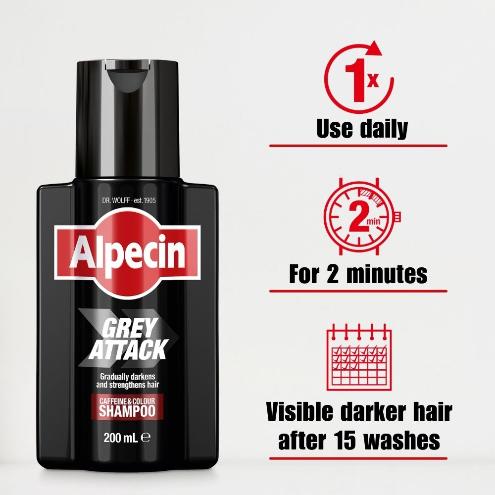 Alpecin Grey Attack Caffeine & Colour Shampoo