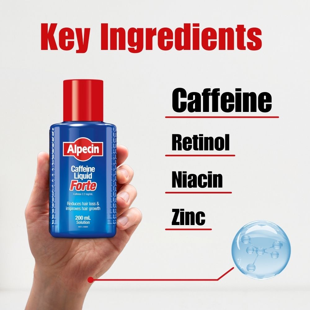 Alpecin Caffeine Liquid Forte - Against Hair Loss, 200ml