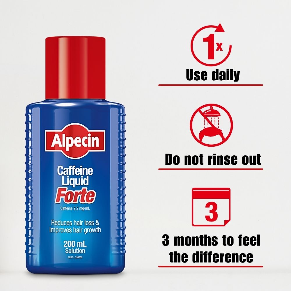 Alpecin Caffeine Liquid Forte - Against Hair Loss, 200ml