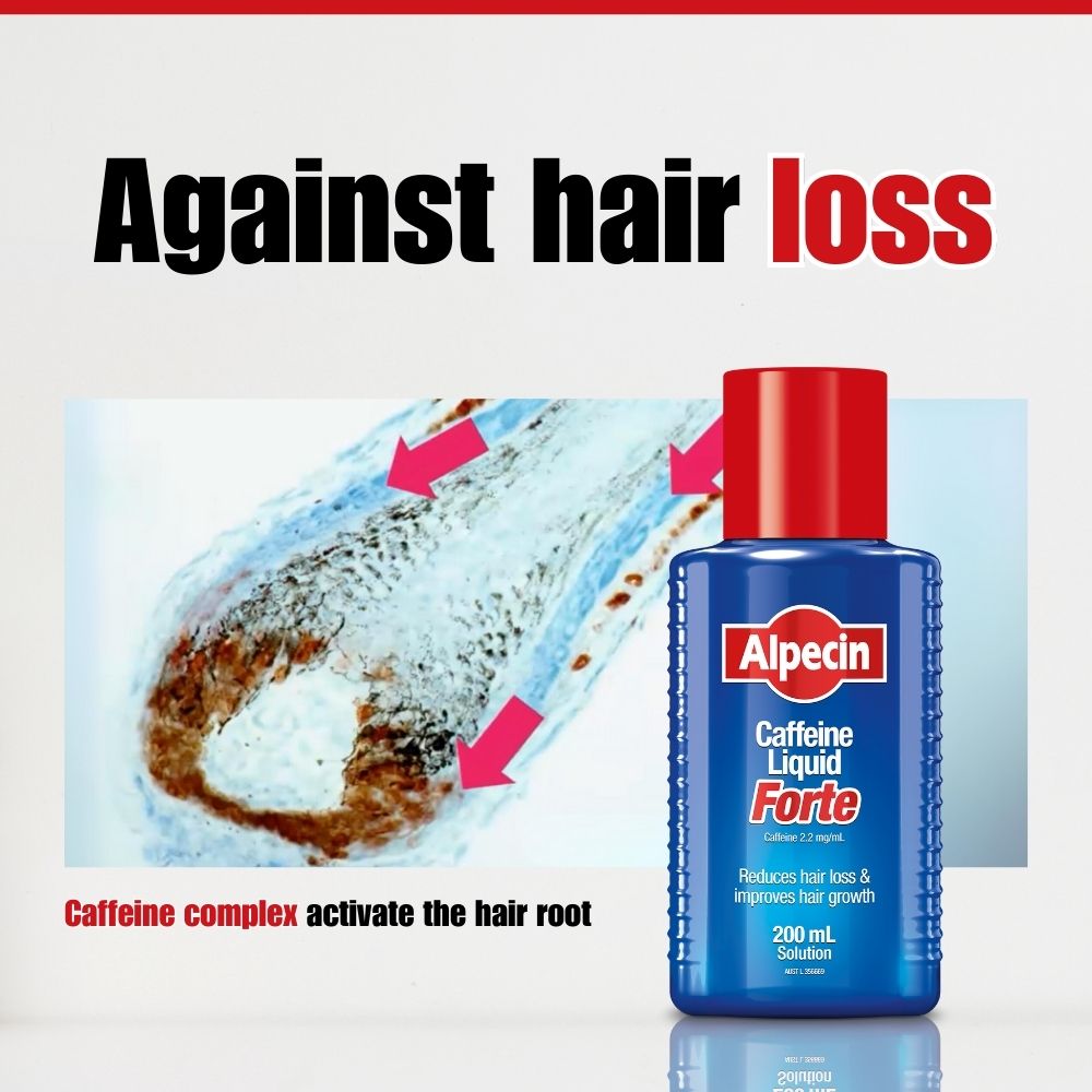 Alpecin Caffeine Liquid Forte - Against Hair Loss, 200ml