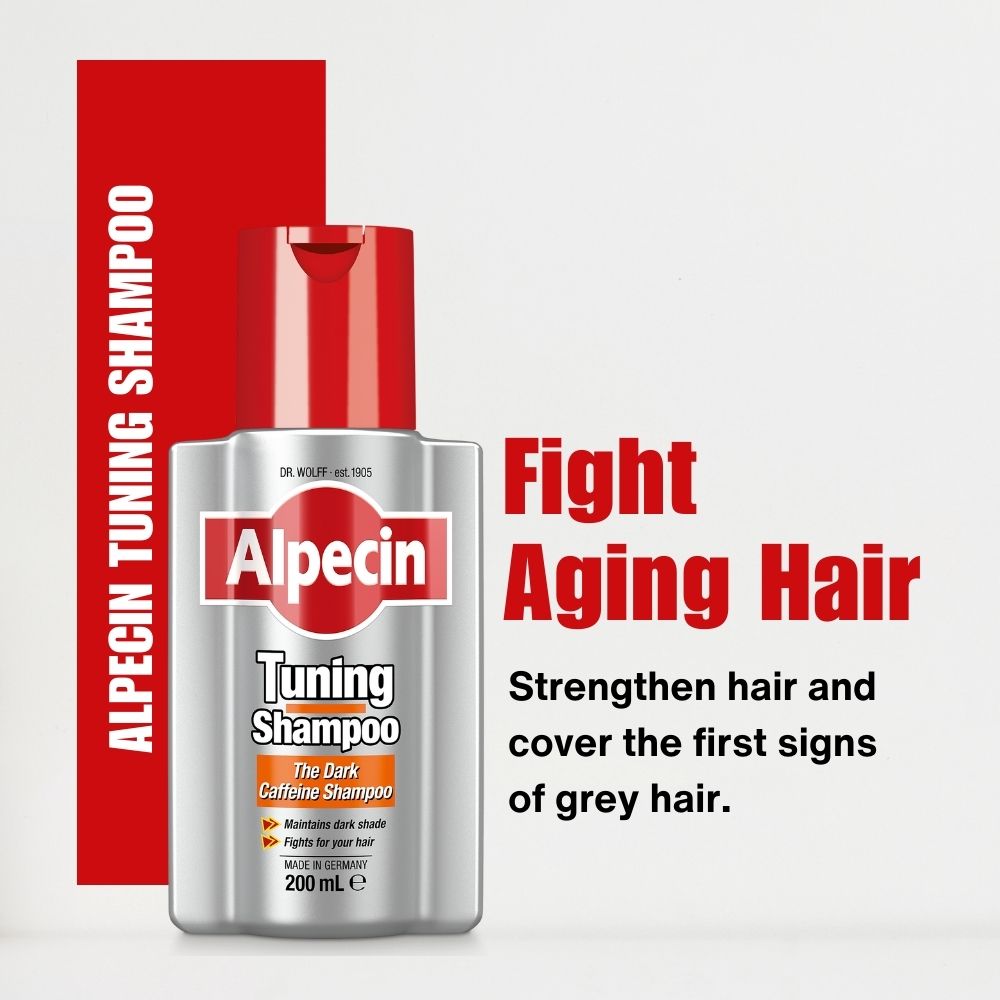 Alpecin Tuning Shampoo - Maintain Dark Hair, 200ml